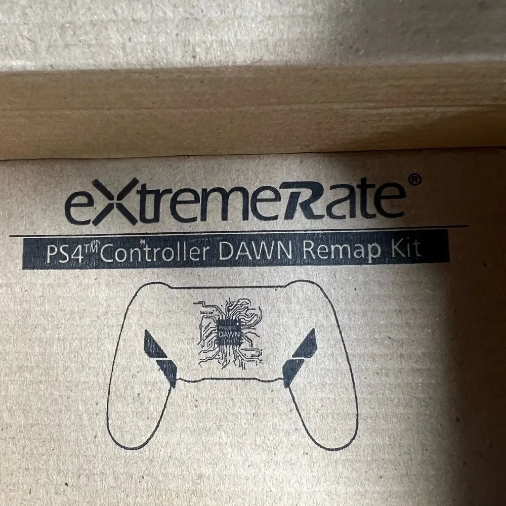 XtremeRate White Dawn Programable Remap Kit for PS4 Controller & 4 Back